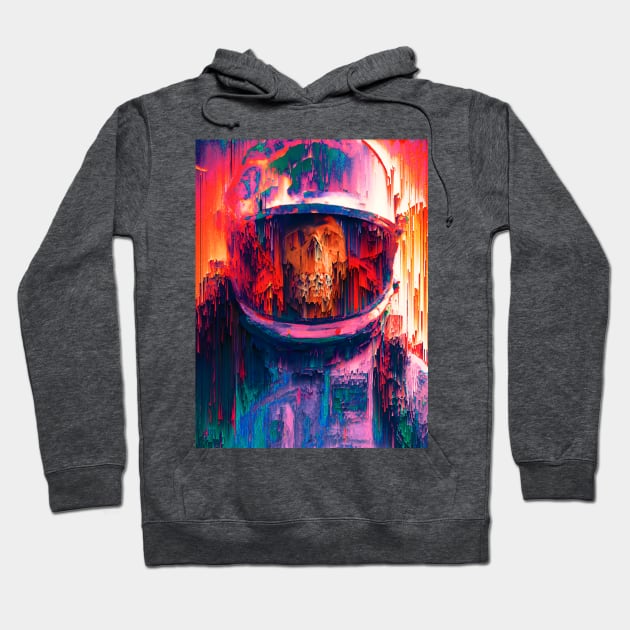 Astro - Glitch Art Hoodie by fhespinosa